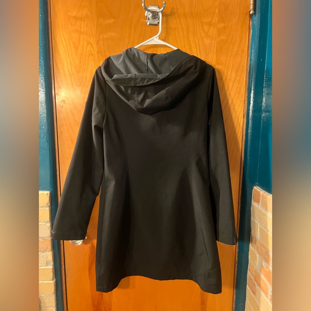 Calvin Klein Black Trench Coat - Picture 5 of 8